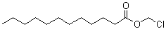 structure of CAS# 61413-67-0, Chloromethyl laurate;Dodecanoyloxymethyl chloride