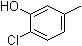 structure of CAS# 615-74-7, 2-Chloro-5-methylphenol;3-Methyl-6-chlorophenol; 4-Chloro-3-hydroxytoluene; 5-Methyl-2-chlorophenol; 6-Chloro-3-methylphenol; 6-Chloro-m-cresol