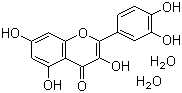 Quercetin dihydrate molecular structure (CAS 6151-25-3)