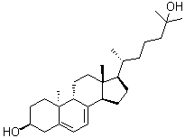 25-羟基光甾醇 3分子结构 (CAS 61585-29-3)