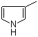 structure of CAS# 616-43-3, 3-Methylpyrrole
