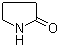 structure of CAS# 616-45-5, 2-Pyrrolidinone;2-Pyrrolidone; Butyrolactam