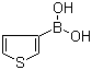 结构式 CAS# 6165-69-1, 3-噻吩硼酸