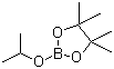 结构式 CAS# 61676-62-8, 异丙醇频哪醇硼酸酯; 2-异丙氧基-4,4,5,5-四甲基-1,3,2-二氧杂环戊硼烷