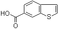 structure of CAS# 6179-26-6, Benzo[b]thiophene-6-carboxylic acid;1-Benzothiophene-6-carboxylic acid; 6-Benzothiophenecarboxylic acid; 6-Carboxybenzothiophene