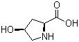 cis-4-Hydroxy-L-proline molecular structure (CAS 618-27-9)