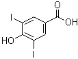 3,5-二碘-4-羟基苯甲酸分子结构 (CAS 618-76-8)
