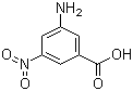 结构式 CAS# 618-84-8, 3-氨基-5-硝基苯甲酸