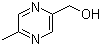 structure of CAS# 61892-95-3, 5-Methyl-2-pyrazinemethanol;(5-Methyl-2-pyrazinyl)methanol; (5-Methylpyrazin-2-yl)methanol
