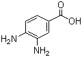 结构式 CAS# 619-05-6, 3,4-二氨基苯甲酸