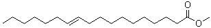 structure of CAS# 6198-58-9, (11E)-11-Octadecenoic acid methyl ester;Methyl vaccenate; trans-11-Octadecenoic acid methyl ester