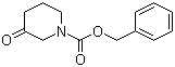 structure of CAS# 61995-20-8, 1-Cbz-3-piperidinone;3-Oxopiperidine-1-carboxylic acid benzyl ester