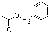 结构式 CAS# 62-38-4, 醋酸苯汞