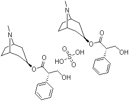 structure of CAS# 620-61-1, Hyoscyamine sulphate;Levsin sulfate