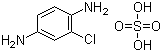 结构式 CAS# 6219-71-2, 2-氯-1,4-苯二胺硫酸盐; 邻氯对苯二胺硫酸盐