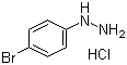 4-Bromophenylhydrazine hydrochloride molecular structure (CAS 622-88-8)