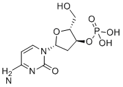结构式 CAS# 6220-63-9, 2'-脱氧胞苷-3'-单磷酸酯