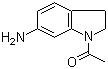结构式 CAS# 62368-29-0, 1-乙酰基-6-氨基吲哚啉