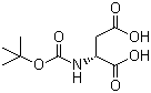 Boc-D-天冬氨酸分子结构 (CAS 62396-48-9)