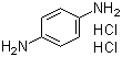 结构式 CAS# 624-18-0, 1,4-苯二胺盐酸盐; 对苯二胺盐酸盐