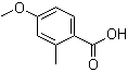 4-Methoxy-2-methylbenzoic acid molecular structure (CAS 6245-57-4)