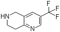 结构式 CAS# 624734-27-6, 3-(三氟甲基)-5,6,7,8-四氢-1,6-萘啶
