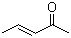 3-戊烯-2-酮分子结构 (CAS 625-33-2)