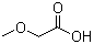 结构式 CAS# 625-45-6, 甲氧基乙酸