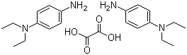 structure of CAS# 62637-92-7, N,N-Diethyl-p-phenylenediamine oxalate;N,N-Diethyl-1,4-benzenediamine ethanedioate (2:1)