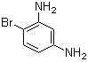 structure of CAS# 6264-69-3, 4-Bromo-1,3-benzenediamine;4-Bromo-1,3-diaminobenzene; 4-Bromo-m-phenylenediamine; NSC 126920