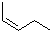 结构式 CAS# 627-20-3, (2Z)-2-戊烯