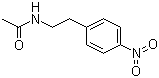 结构式 CAS# 6270-07-1, N-(4-硝基苯乙基)乙酰胺
