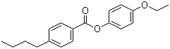 结构式 CAS# 62716-65-8, 4-正丁基苯甲酸 4-乙氧基苯酯