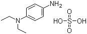 structure of CAS# 6283-63-2, N,N-Diethyl-p-phenylenediamine sulfate;4-Amino-N,N-diethylaniline sulfate salt