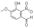 structure of CAS# 6284-92-0, 3-Hydroxy-4-methoxy-2-nitrobenzaldehyde;NSC 5399