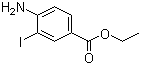 4-氨基-3-碘苯甲酸乙酯分子结构 (CAS 62875-84-7)