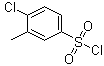 4-Chloro-3-methylbenzenesulfonyl chloride molecular structure (CAS 6291-02-7)
