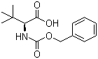 structure of CAS# 62965-10-0, Cbz-L-tert-Leucine;(S)-N-Cbz-2-amino-3,3-dimethyl-butyric acid
