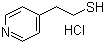 structure of CAS# 6298-11-9, 4-Pyridineethanethiol hydrochloride;2-(Pyridin-4-yl)ethanethiol hydrochloride; 4-(2-Mercaptoethyl)pyridine hydrochloride
