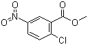 结构式 CAS# 6307-82-0, 2-氯-5-硝基苯甲酸甲酯