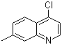 结构式 CAS# 63136-61-8, 4-氯-7-甲基喹啉
