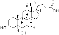 structure of CAS# 63266-88-6, 3,6,7,12-Tetrahydroxycholanoic acid