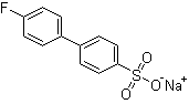 structure of CAS# 633314-20-2, 4'-Fluoro-[1,1'-biphenyl]-4-sulfonic acid sodium salt;Sodium 4-(4-fluorophenyl)benzenesulfonate