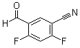 structure of CAS# 633327-10-3, 2,4-Difluoro-5-formylbenzonitrile