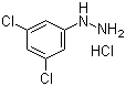 structure of CAS# 63352-99-8, 3,5-Dichlorophenylhydrazine hydrochloride;1-(3,5-Dichlorophenyl)hydrazine hydrochloride