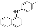 structure of CAS# 634-43-5, N-(p-Tolyl)-1-naphthylamine;N-4-Tolyl-1-naphthylamine; NSC 37610