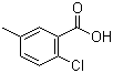 结构式 CAS# 6342-60-5, 2-氯-5-甲基苯甲酸
