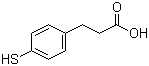 结构式 CAS# 63545-55-1, 4-巯基氢化肉桂酸; 4-巯基苯丙酸
