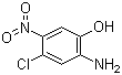structure of CAS# 6358-02-7, 2-Amino-4-chloro-5-nitrophenol