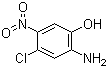 structure of CAS# 6358-07-2, 2-Amino-4-chloro-5-nitrophenol;2-Amino-5-nitro-4-chlorophenol